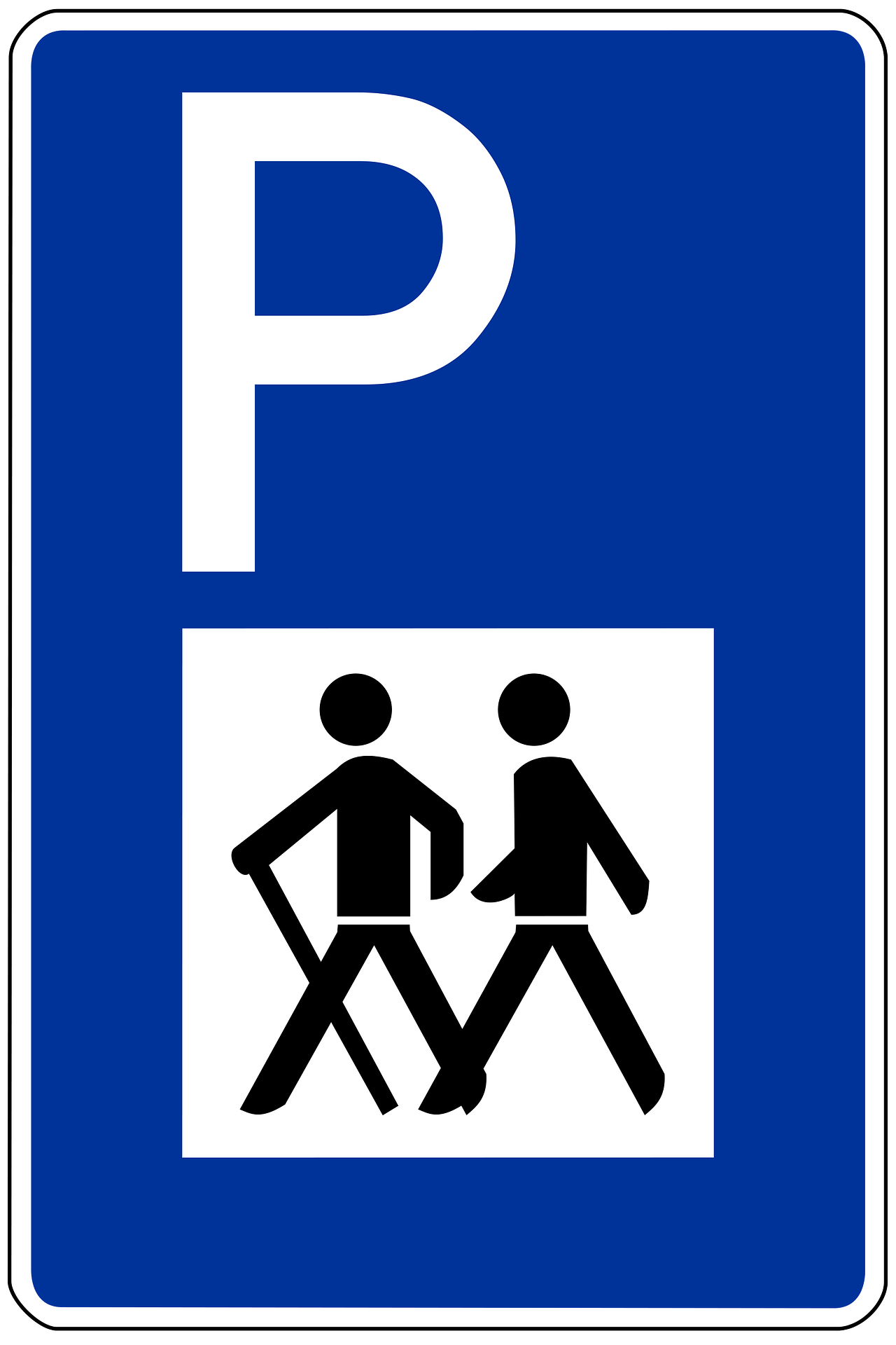 Schild Wanderparkplatz